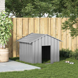 Vidaxl Dog podstrešje s streho 131x101x102 cm pocinkano jeklo