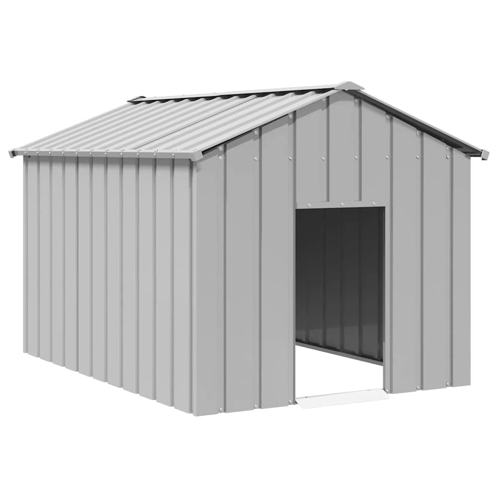 Vidaxl Dog podstrešje s streho 113x153x101 cm pocinkano jeklo