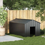 Vidaxl Dog podstrešje s streho 114x202x101 cm pocinkano jeklo