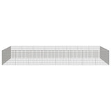 Vidaxl Animal Encosuation 24 Panels 54x60 cm galvanisert jern