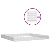 VidaXL Animal Storage 48 Panels 54x60 cm Galvanized iron