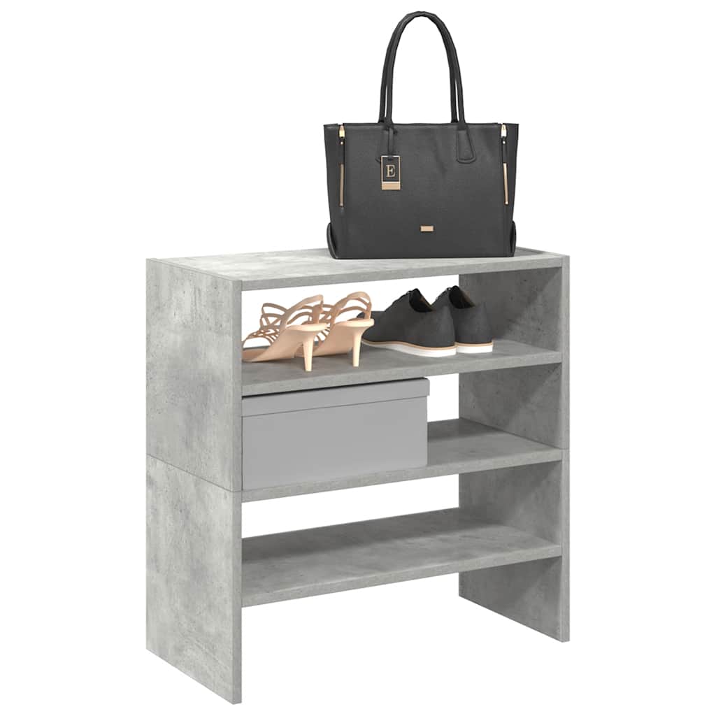Vidaxl shoe racks 2 st stackable 60x30x30.5 cm concrete price