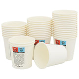 Vidaxl papirnate kavne skodelice 1000 st 4oz 100 ml bele