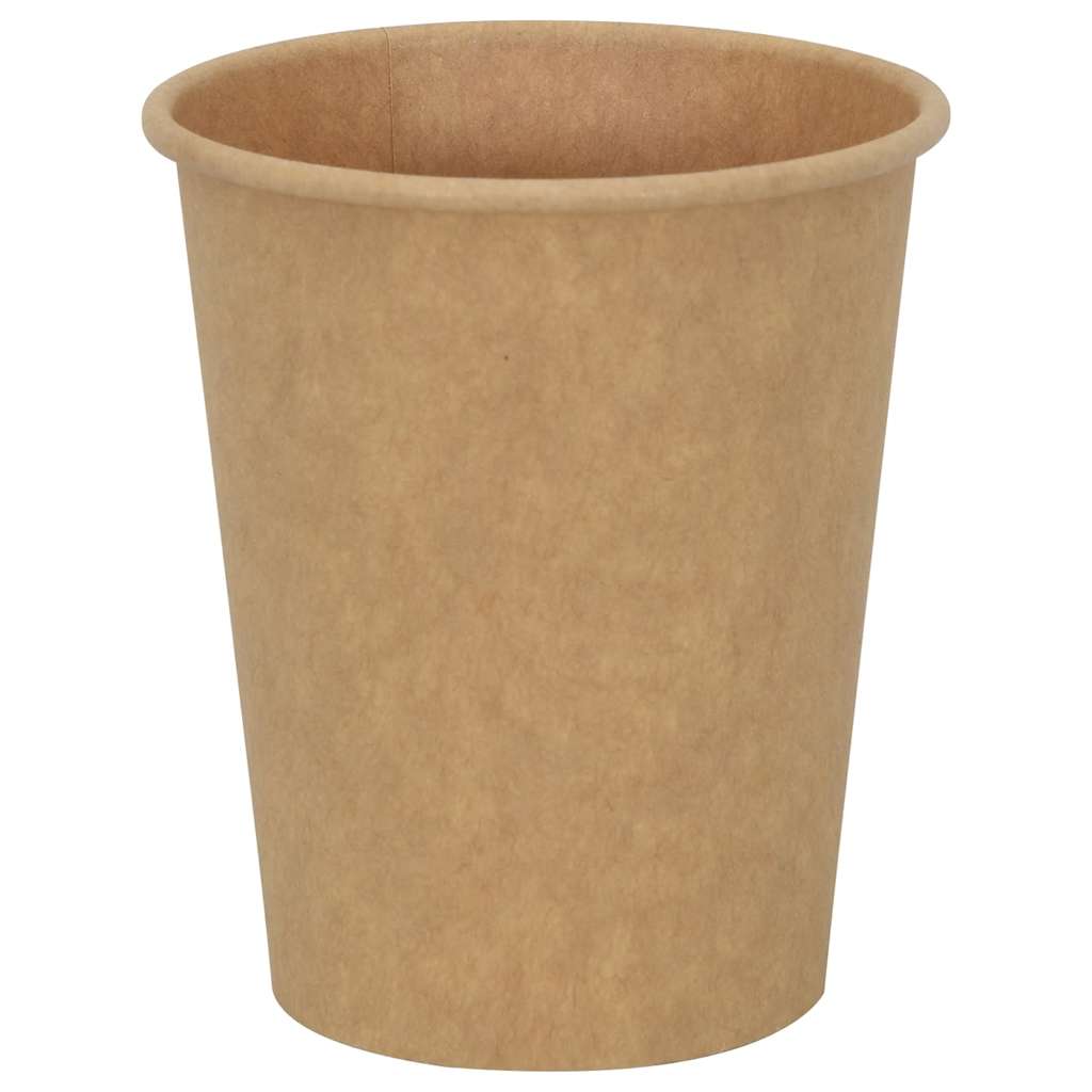 Vidaxl paper coffee cups 1000 pcs 8oz 200 ml brown