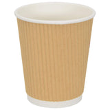 Vidaxl Paper Coffee Cups 500 pcs 8oz 200 ml brun