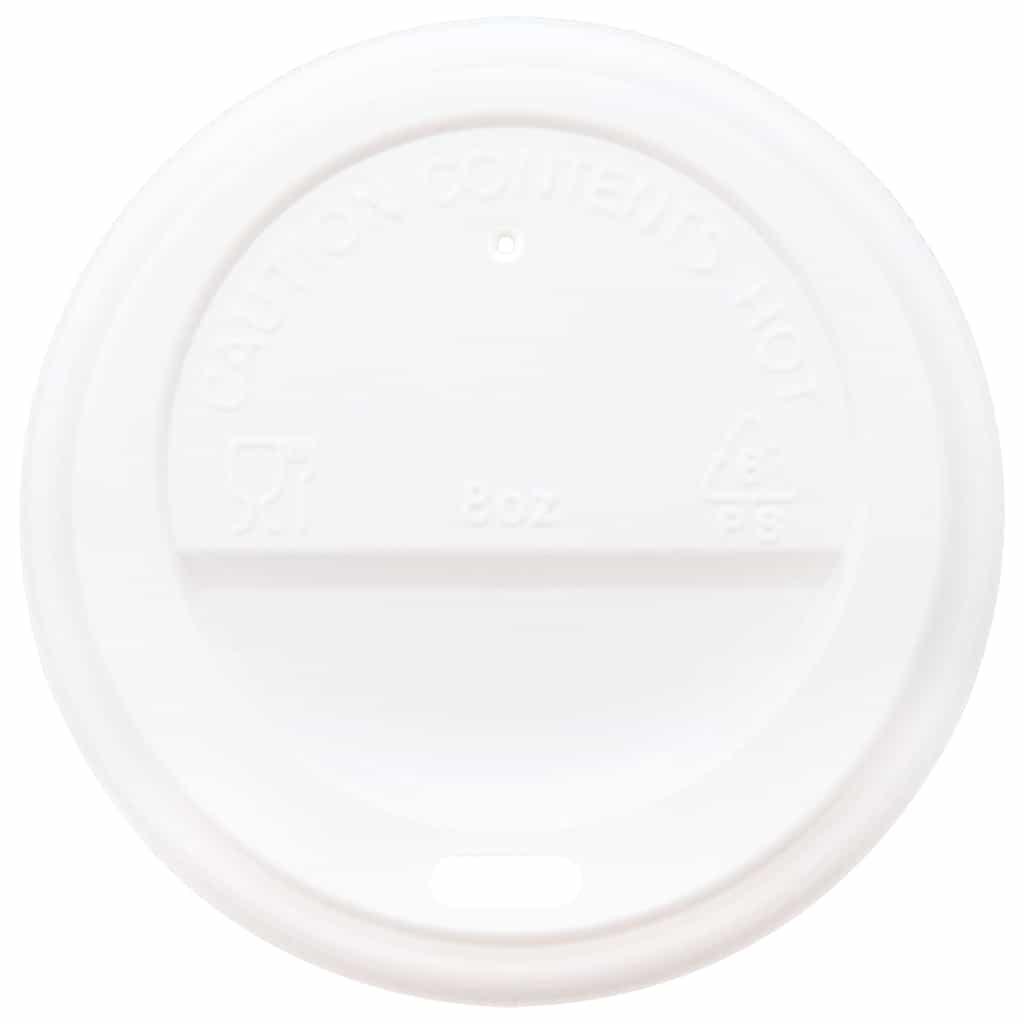 Vidaxl papierowy kawa kubek lods Ø80 mm 8 uncji 1000 st tworzyw sztucznych biały