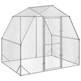 Vidaxl Chicken run 2.5x2x2.25 m galvanized steel