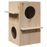 Vidaxl Kattenhuis 43x43x60 cm Solid pine