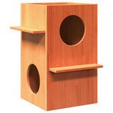 Vidaxl Kattenhuis 43x43x60 cm pevná borovice