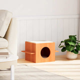 Vidaxl Kattenhuis 51x35x30 cm pevná borovice