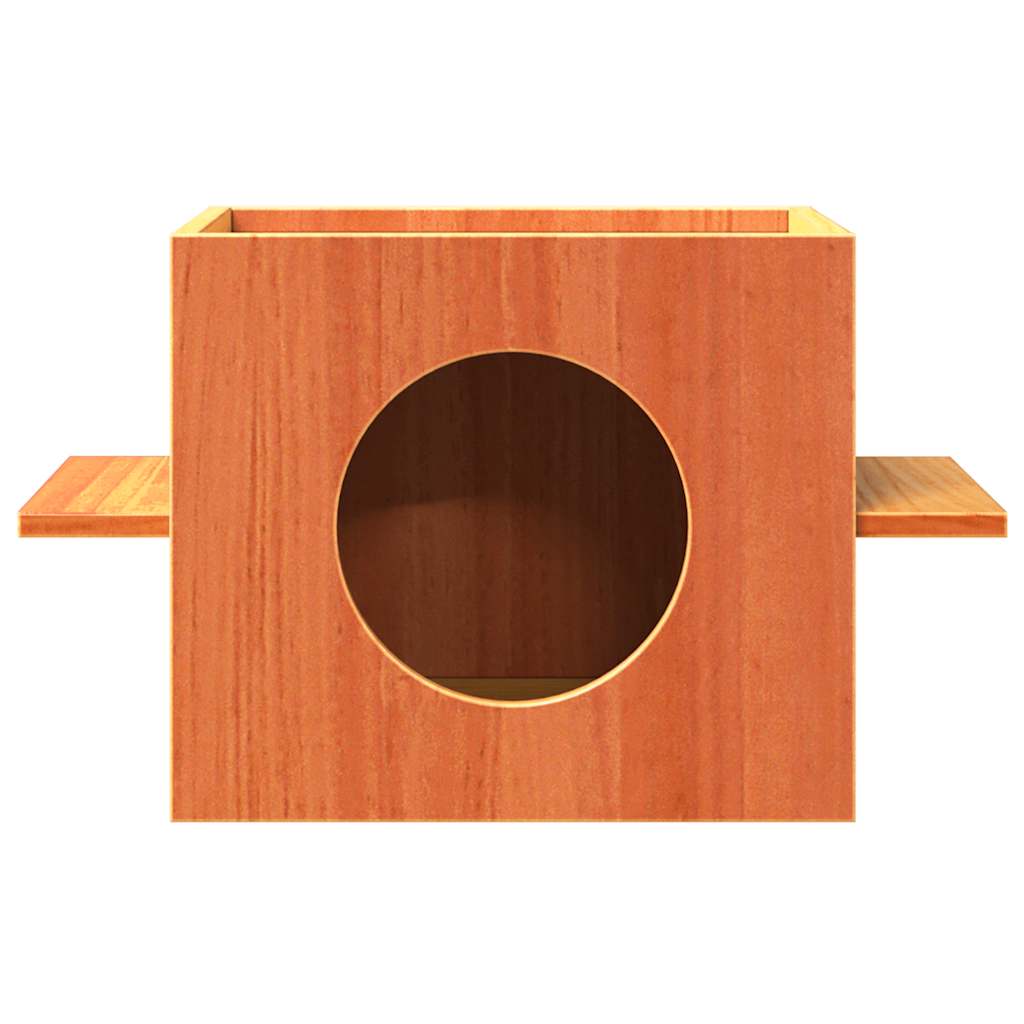 Vidaxl Kattenhuis 51x35x30 cm pevná borovice