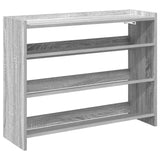 Stojan na boty Vidaxl 80x25x62 cm Zpracované dřevo šedá barva dubu Sonoma