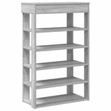 VidaXL skostativ 60x30x98 cm ferdig tregrå Sonoma