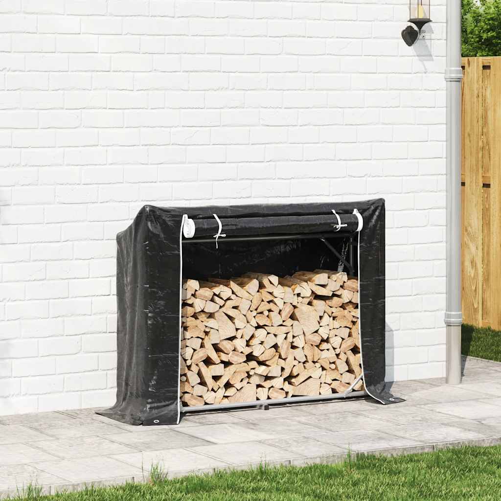 Krb Vidaxl s dešťovým pokrývcem 151x40,5x110,5 cm ocel