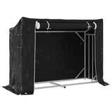 Krb Vidaxl s dešťovým pokrývcem 151x60,5x110,5 cm ocel