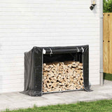Krb Vidaxl s dešťovým pokrývcem 151x60,5x110,5 cm ocel