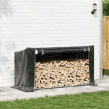 VIDAXL -Kamin mit Regenabdeckung 200,5 x 80,5 x 10,5 cm Stahl