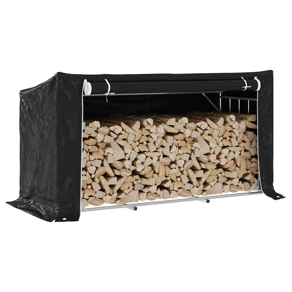 VIDAXL -Kamin mit Regenabdeckung 200,5 x 80,5 x 10,5 cm Stahl