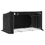 Krb Vidaxl s dešťovým pokrývcem 200,5x100.5x110,5 cm ocel