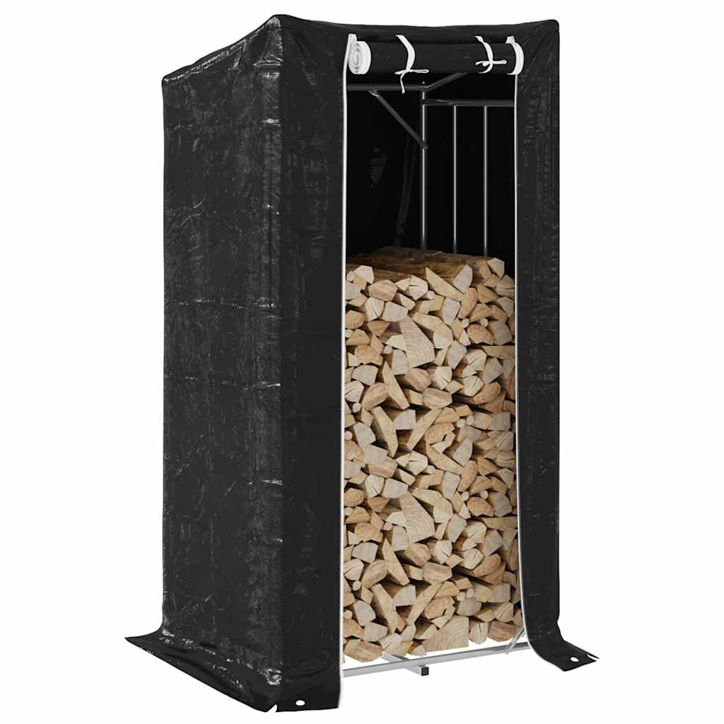 Kamin vidaxl z dežnim pokrovom 100x80x200 cm pocinkano jeklo