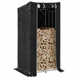 Kamin vidaxl z dežnim pokrovom 100x80x200 cm pocinkano jeklo