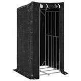 Krb vidaxl s dešťovým pokrývkem 100x100x200 cm Galvanizovaná ocel