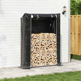 Kamin Vidaxl z dežnim pokrovom 150x40x200 cm pocinkano jeklo