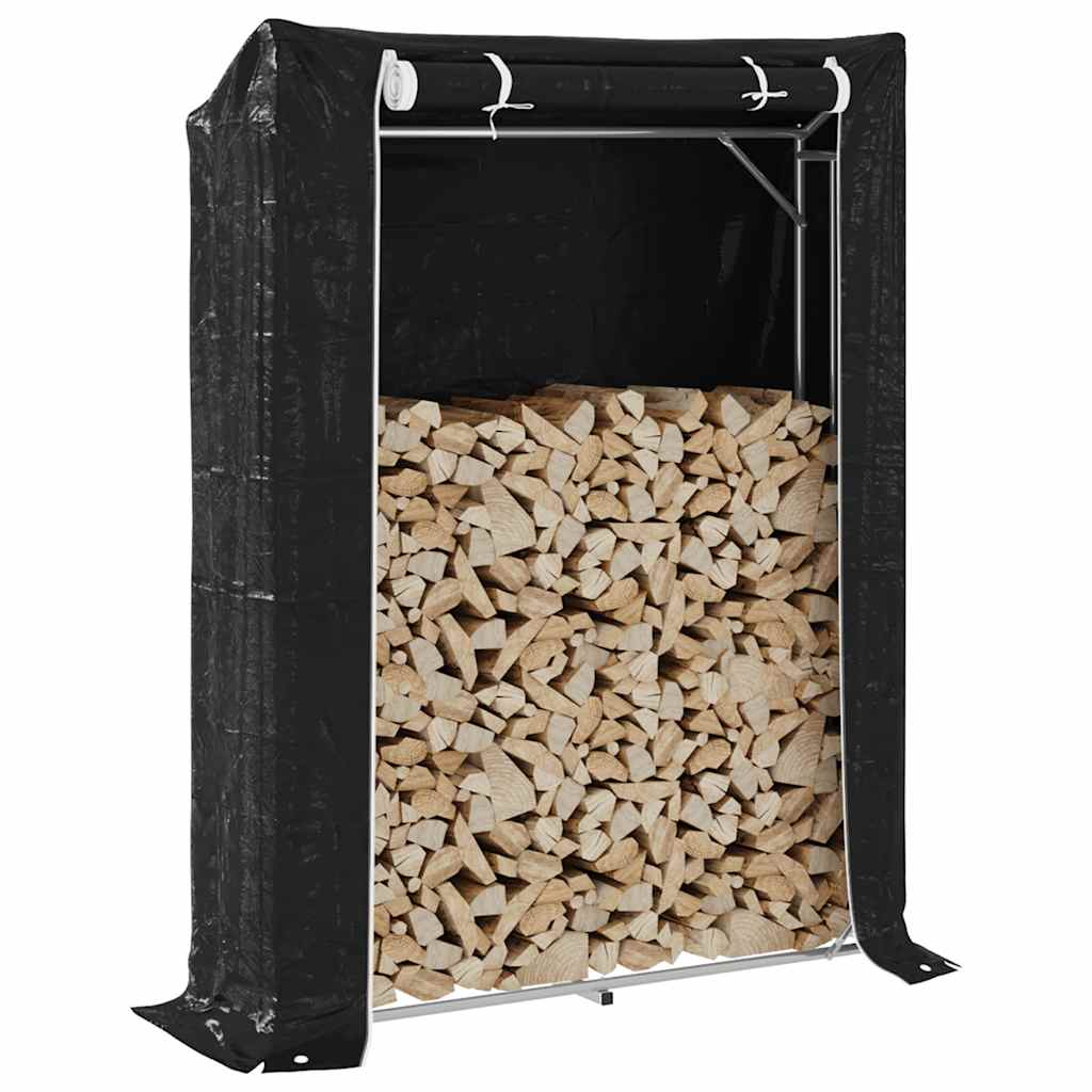 Kamin Vidaxl z dežnim pokrovom 150x40x200 cm pocinkano jeklo