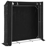 Kamin Vidaxl z dežjem pokrovom 200x40x200 cm pocinkano jeklo