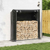 Kamin Vidaxl z dežjem pokrovom 200x40x200 cm pocinkano jeklo