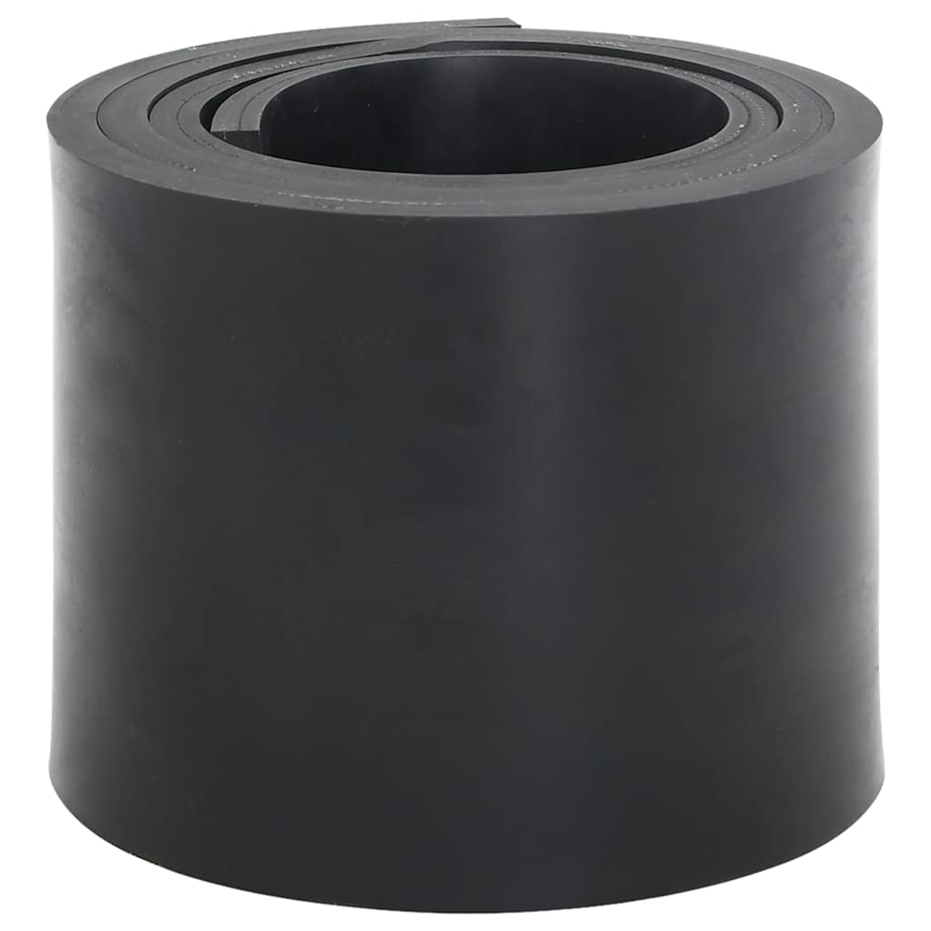 Vidaxl Rubber Edge for Snow Pluw 200x15x1 cm černá