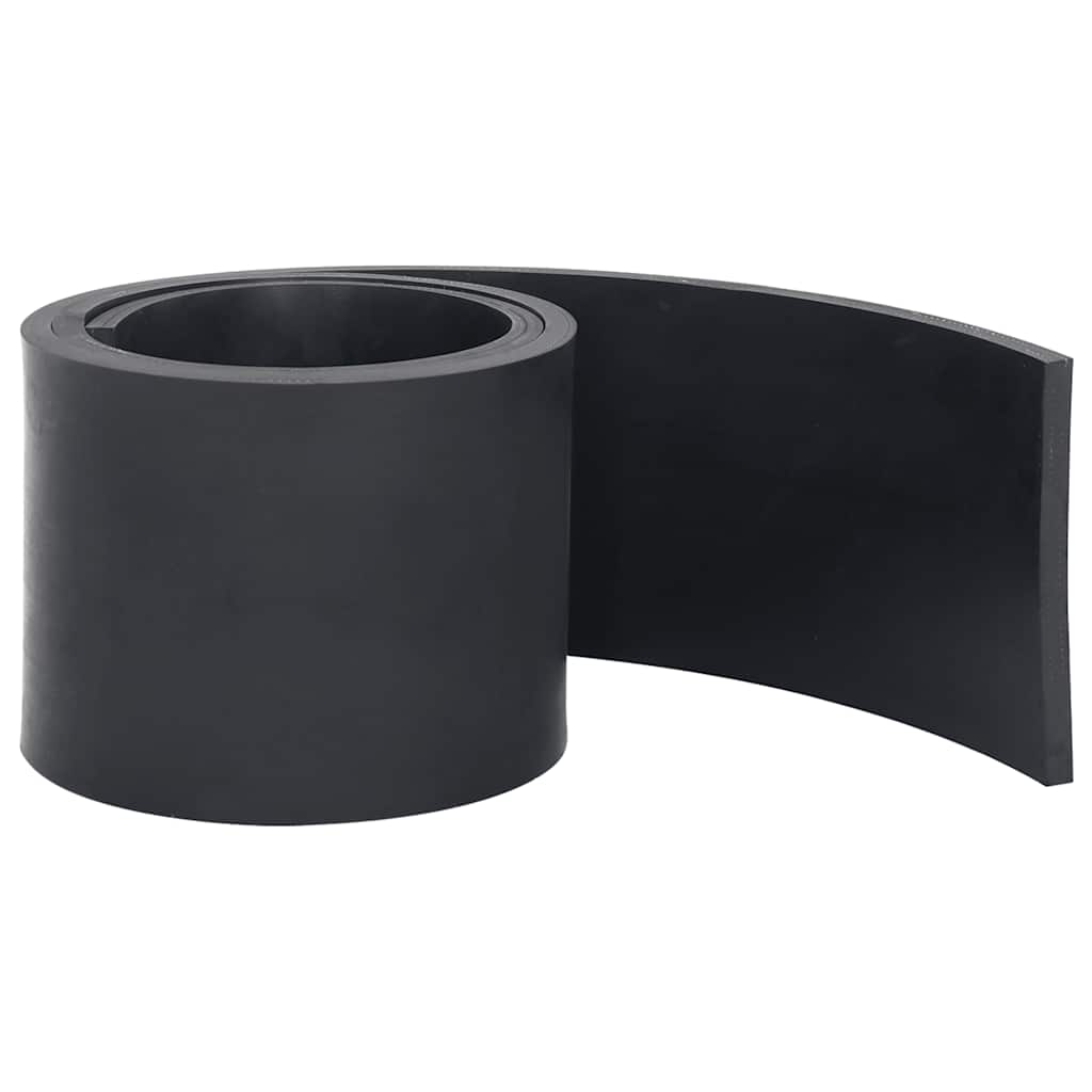 Vidaxl Rubber Edge for Snow Pluw 200x15x1 cm černá