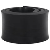 Vidaxl rubber edge for snow plow 200x15x2 cm black
