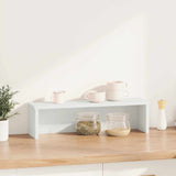 Vidaxl kitchen rack stackable 60x15x16 cm processed wood white