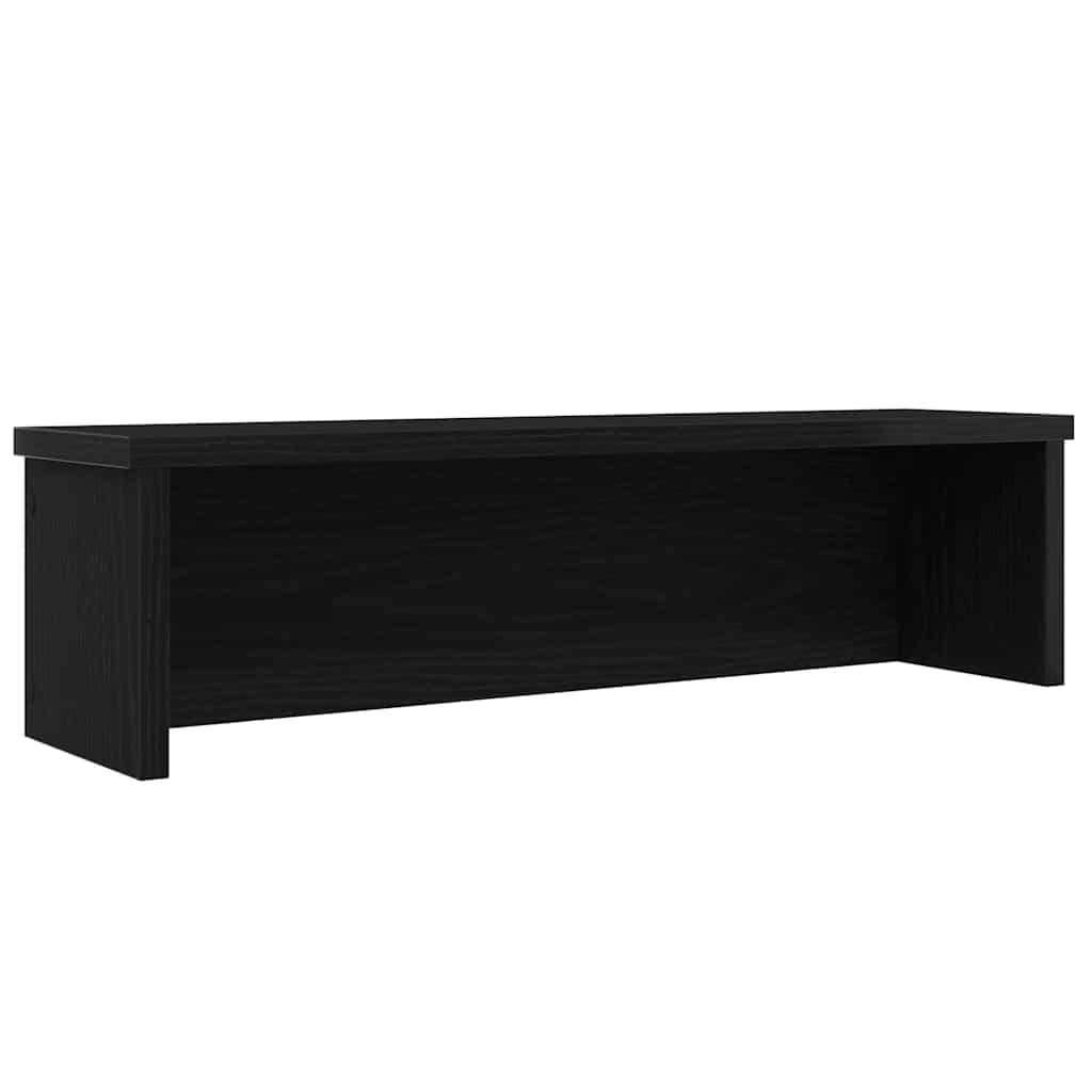 Vidaxl Kichen Rack Stackable 60x15x16 CM verschafft Holz schwaarz