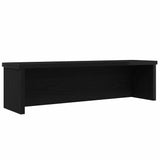 Vidaxl Kichen Rack Stackable 60x15x16 CM verschafft Holz schwaarz