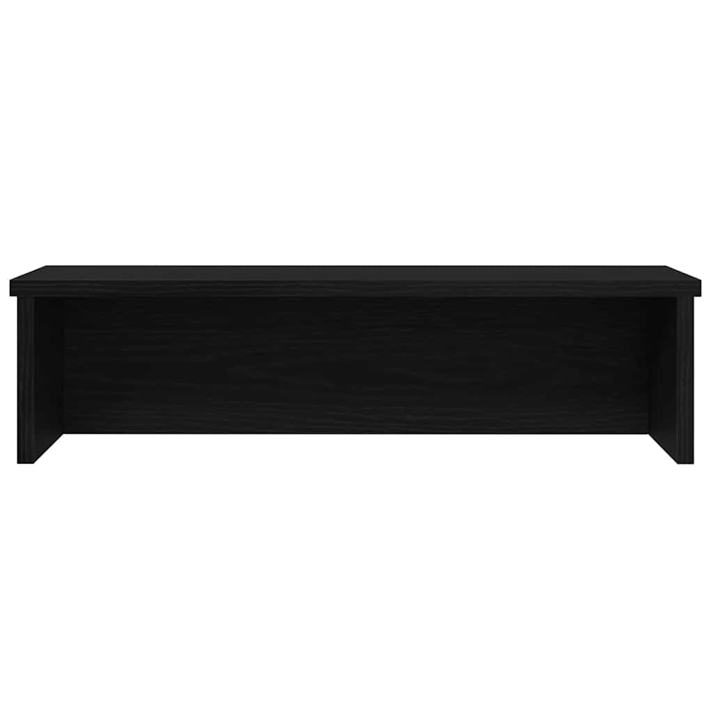 Vidaxl Kichen Rack Stackable 60x15x16 CM verschafft Holz schwaarz