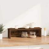 Vidaxl kitchen rack stackable 60x15x16 cm processed wood smoked oak