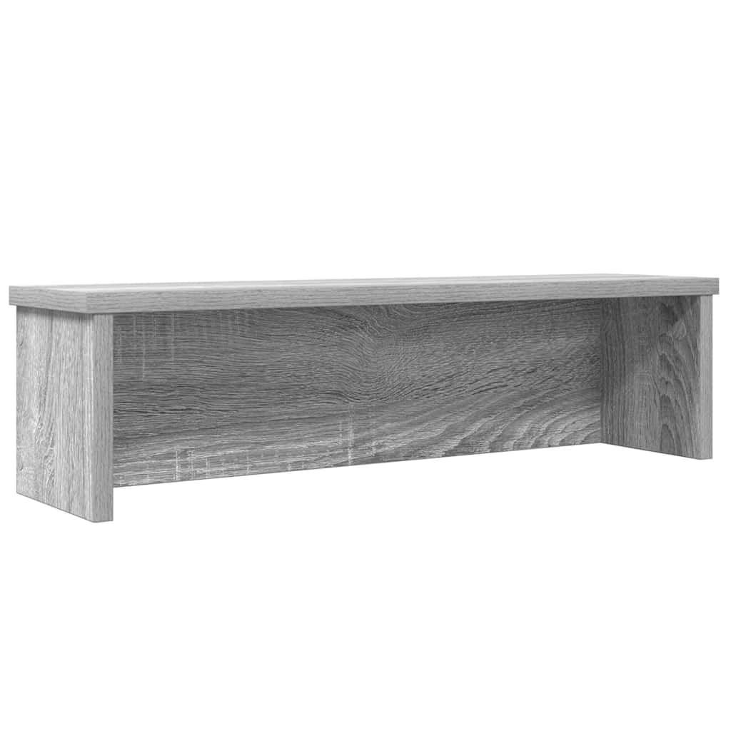 Vidaxl kitchen rack stackable 60x15x16cm processed wood gray sonoma oak