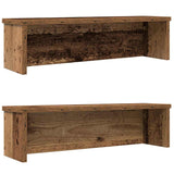 Vidaxl kitchen racks stackable 2 pcs 60x15x16 cm old wood colored