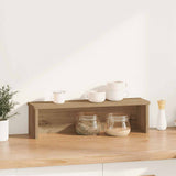 Vidaxl kitchen rack stackable 60x15x16 cm processed wood artisanal oak