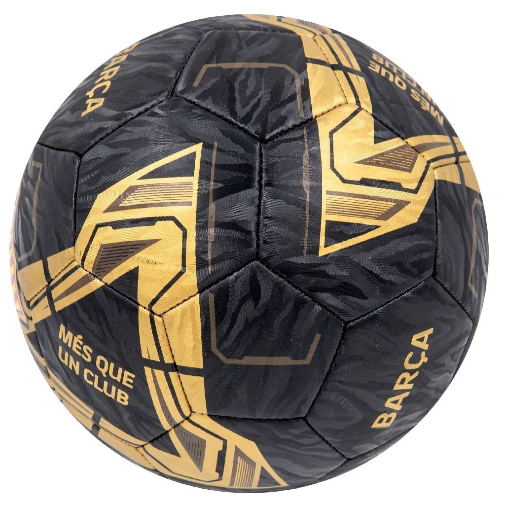 RC FC Baelona Voetbal Lightning Black Gold, 22cm
