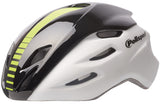 Polisport-Helm Aero Road Matt White Shine Schwarz gelb M 55-58 cm