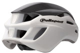 Polisport Helm Aero Road Mat Gloss bianco Giallo L 58-61 cm