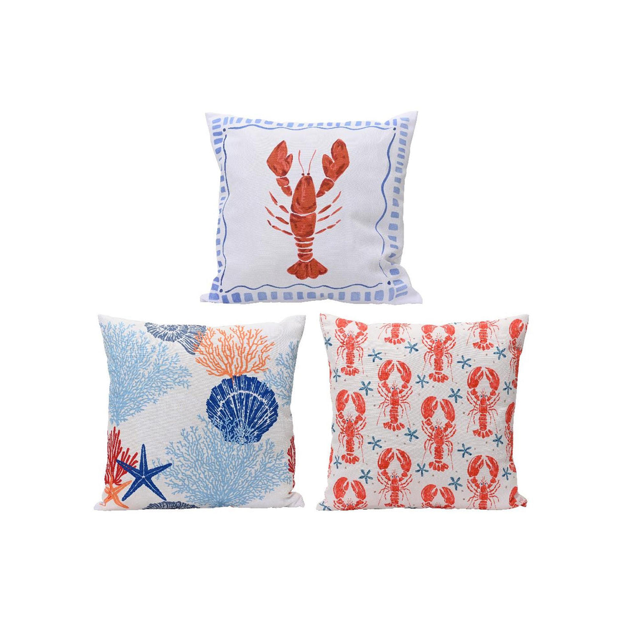 Decoris buitenkussen polyester 45x45x3cm