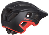 PoliSport Mountain Pro kolesarska čelada M 55-58cm črno rdeča