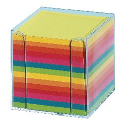 Unbranded frameless cube block with coloured inserts