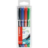 Estuche fineliner sensor stabilo 4 colores
