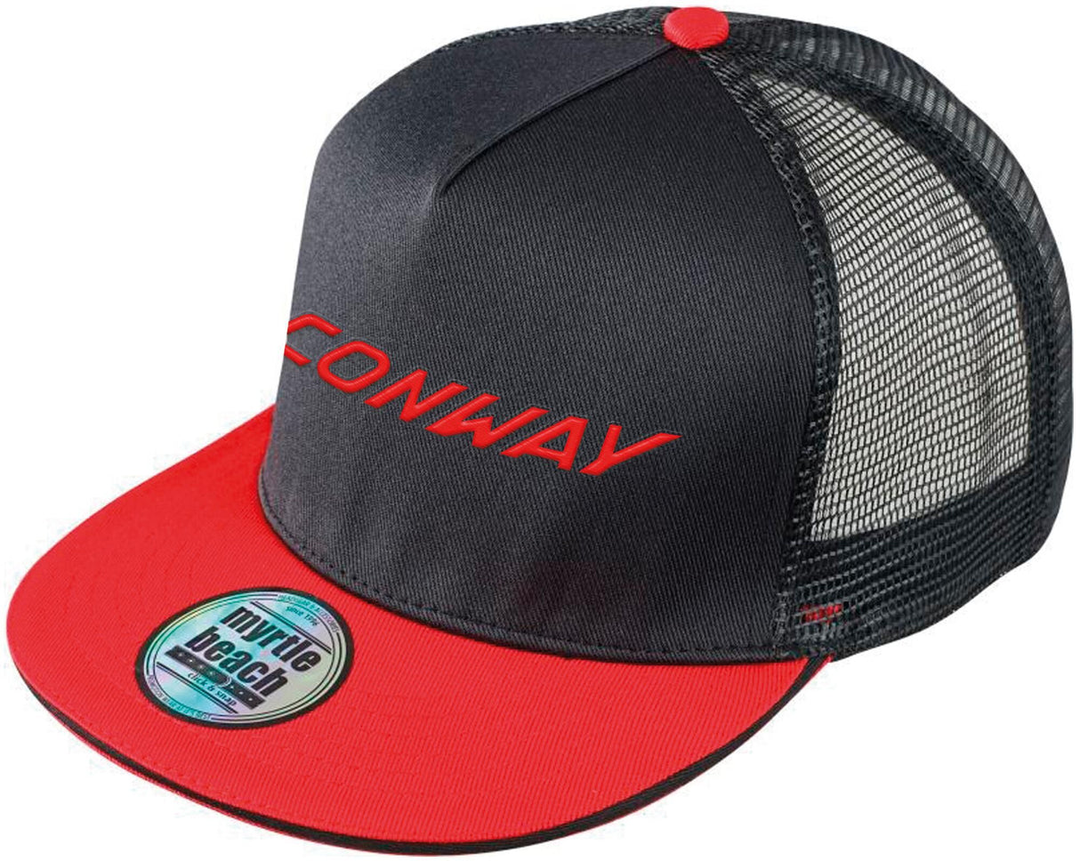 Conway flat cap logo