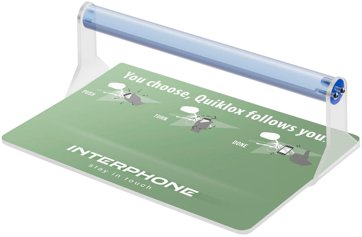 Interphone sales display display quiklox counter display